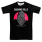 “CHOKING KILLS” BLACK RASHGUARD