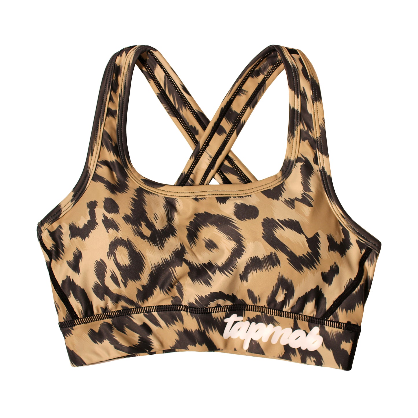 LEOPARD PRINT SPORTS BRA