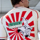 "FREQUENT FLYER MILES" RASHGUARD