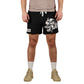 RAGING WOLF BLACK TRAINING SHORTS